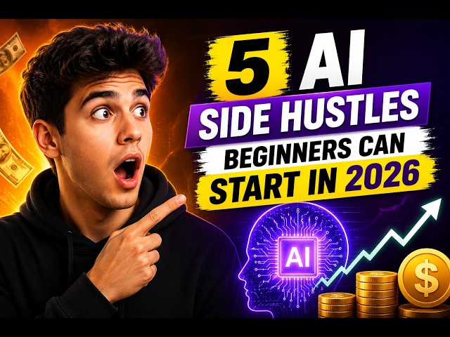 5 AI SIDE HUSTLES BEGINNERS CAN START IN 2026