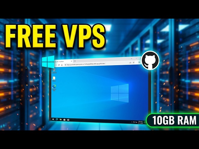 GitHub Codespaces FREE VPS – Run Windows for FREE!