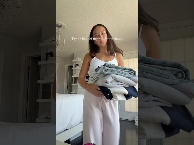 Try on haul from yesterday #tryonhaul #haul #clothinghaul #clothing #aritzia #aritziahaul #shop