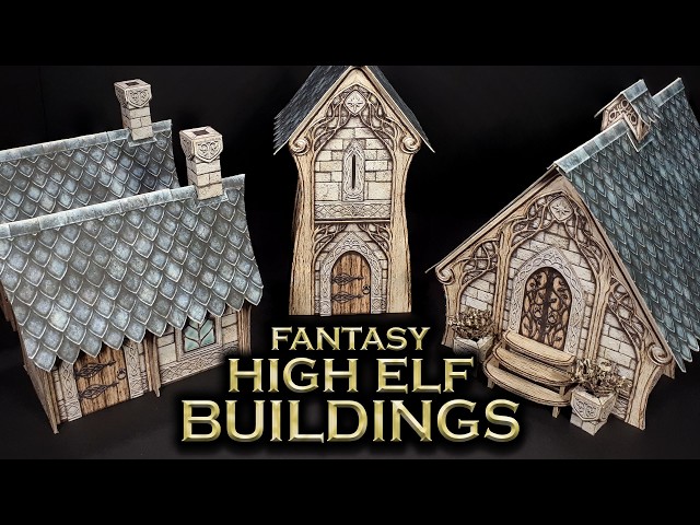 D.I.Y. Elf Buildings (fantasy terrain)