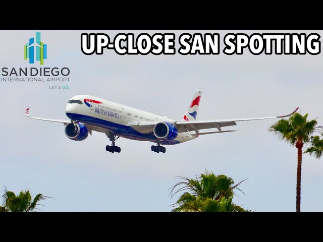 (4K) AMAZING Planespotting at San Diego International Airport, Lindbergh Feild