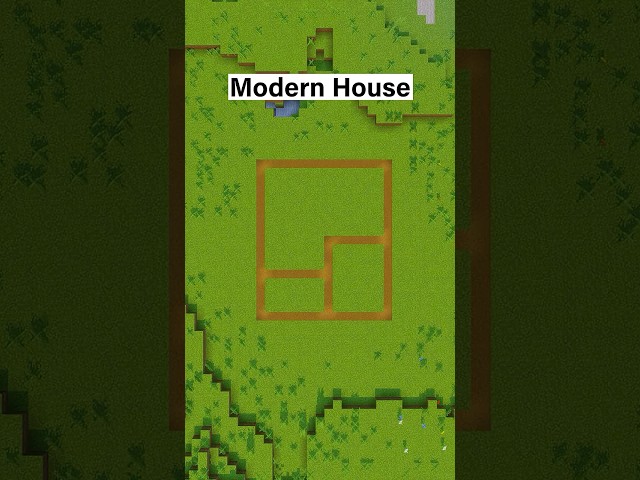 Minecraft: Easy Modern House Build 🏠 #minecraft