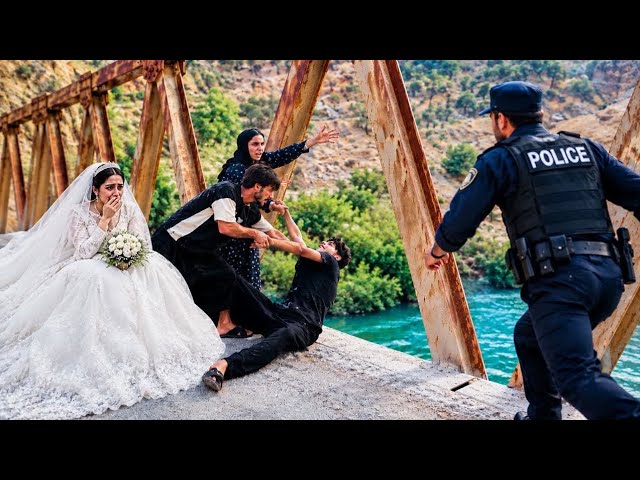 Falling into the raging waters: The runaway bride and the police rescue