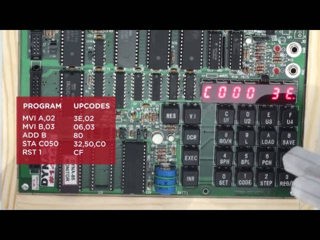 8085 Microprocessor Trainer Kit (Dyna-85)