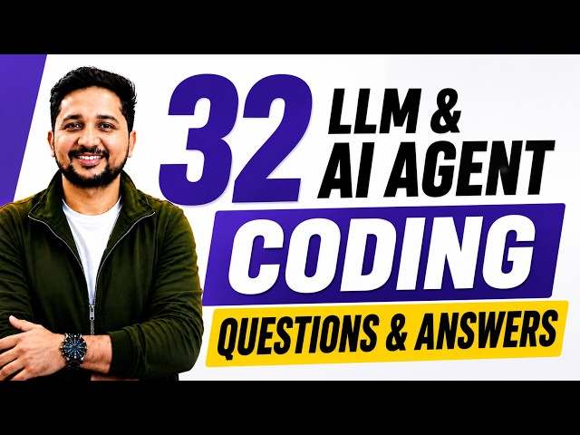 Don't Fail Your AI Interview: 32 Coding Questions & Answers You Need to Know
