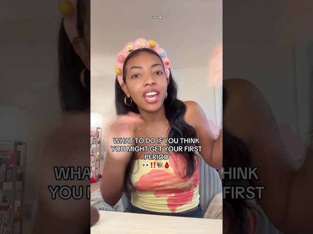 Think Your First Period Is Coming? Do This 👀 #bigsisteradvice #grwm #freepreppyclip #girltalk