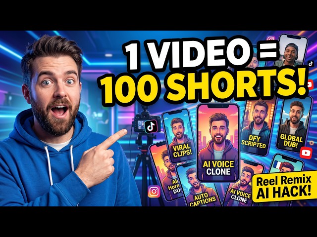 Stop Filming Every Day! Reel Remix AI Turns 5 Seconds Into Endless Content