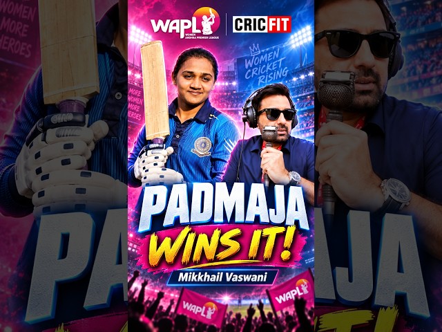 WAPL Match Review | E Padmaja Powers Rayalaseema to Victory | Mikkhail Vaswani for Cricfit #shorts