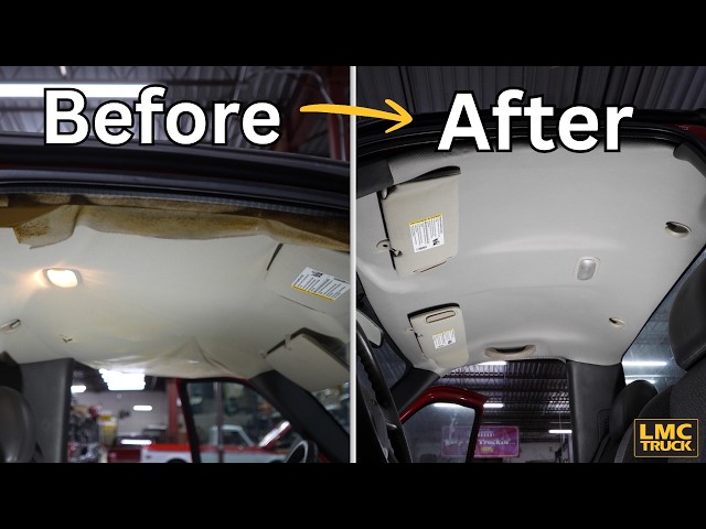 How to Install a Headliner in a 1999-2007 Chevy or GMC Pickup - Part Number 39-2121-SH