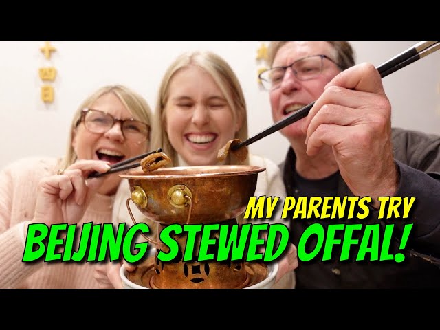 My parents try BEIJING FOOD for the first time!!