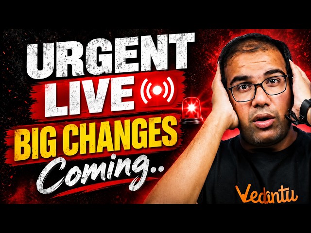 URGENT Live | 🚨 BIG Changes Coming Up | Vinay Shur Sir