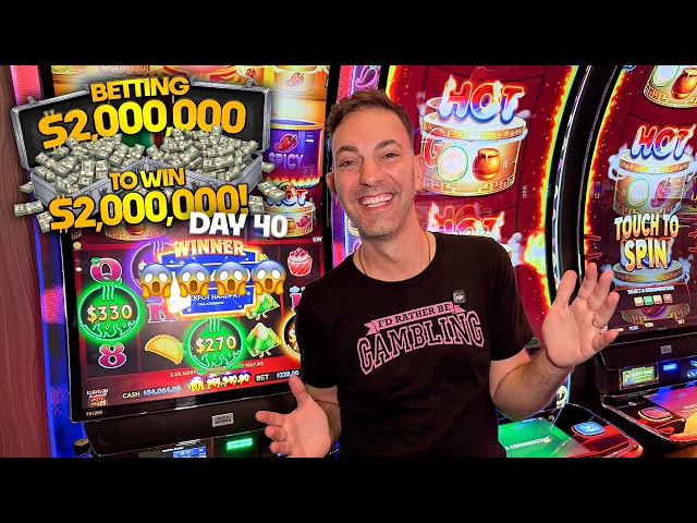 I can get used to days like this 😳 Day 40: Betting $2M to WIN $2M