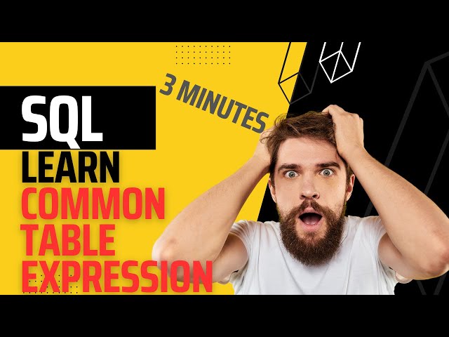 SQL Advanced Guide Mastering CTEs (Common Table Expressions) - Full Tutorial