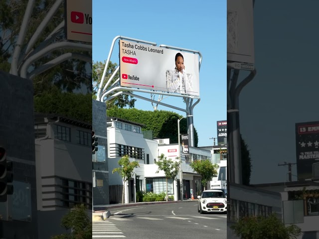 WOW!! LA 😍❤️ Thanks so much @YouTubeMusic! Go stream my new album “TASHA” out now on #youtubemusic!