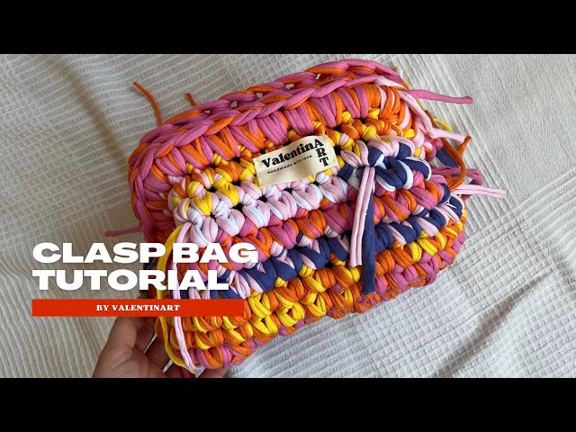 Crochet Clasp Bag Tutorial | Easy Step-by-Step Guide (Adjustable to Any Clasp Size!)