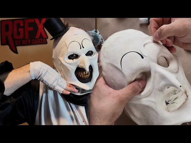 Art The Clown foam latex application