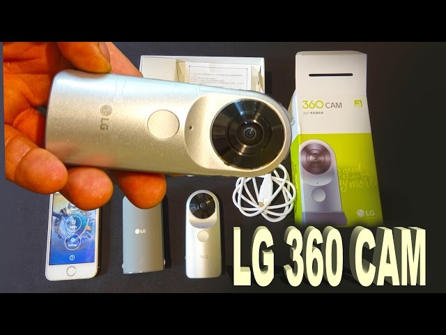 LG 360 CAM - For Android, iOS, Windows, MAC, PC. Unboxing, Set Up, Test.