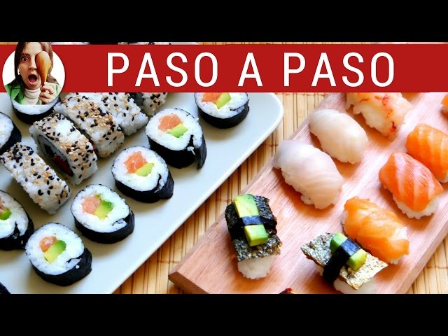 How to make HOMEMADE SUSHI step by step - few kinds- / Paulina Cocina