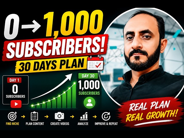 0 Se 1,000 Subscribers — Pehle 30 Din Mein Kya Karna Hai?