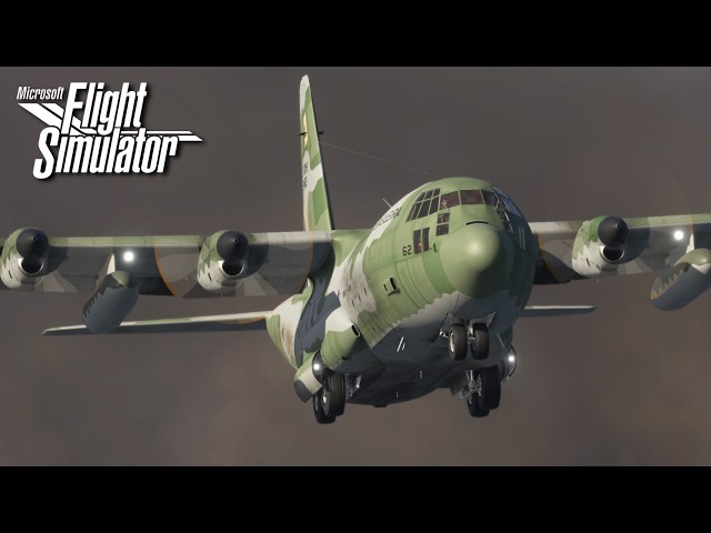 Microsoft Flight Simulator | Lockheed C-130 Hercules | Remote Cargo Ops | Antarctica