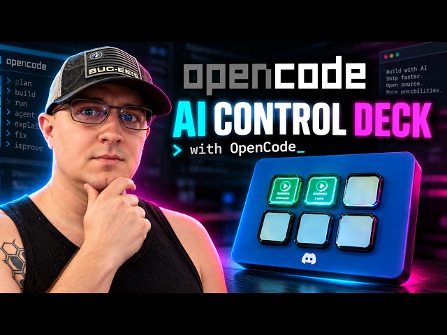 6 AI Coding Agents on ONE Stream Deck?! | OpenCode AgentDeck