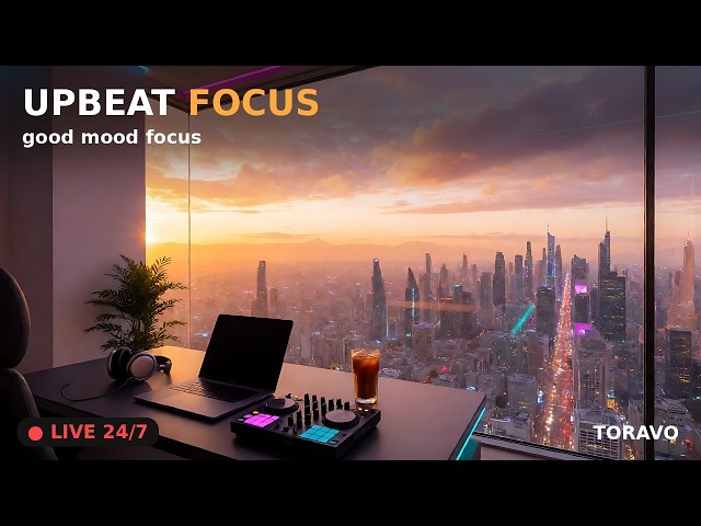 Upbeat Focus Music 24/7 ⚡ Energetic Deep Work, Study & Coding | Toravo – live · 29 Sep #1