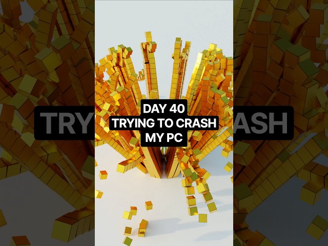 Can we break it? Day 40 update #pc #experiment