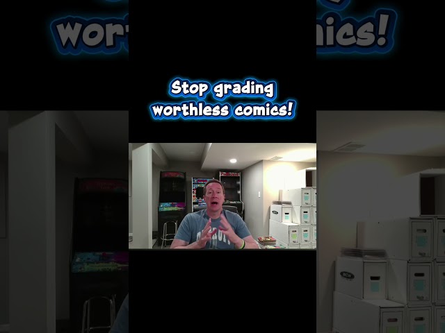 You're wasting your money grading comics! #comicbooks #cgc