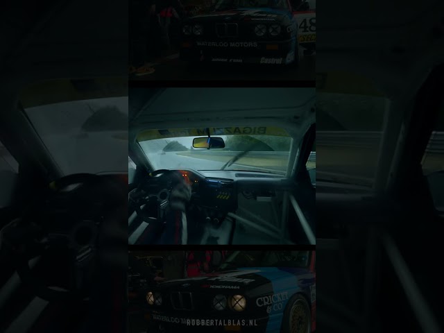 Nearly Crashing M3 on super wet Spa