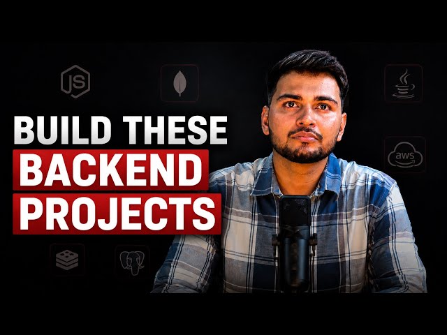 5 Advanced Backend Projects That Will Make You Stand Out | Project Ideas to Get Hired  #backend 