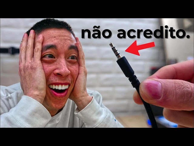 Montei um PC que liga só pelo entrada de áudio!