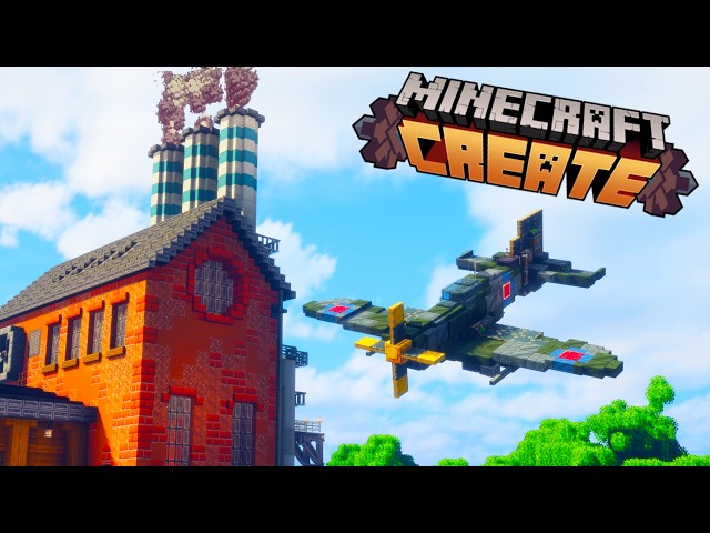 I Built a WEAPONS FACTORY in Minecraft Create Mod