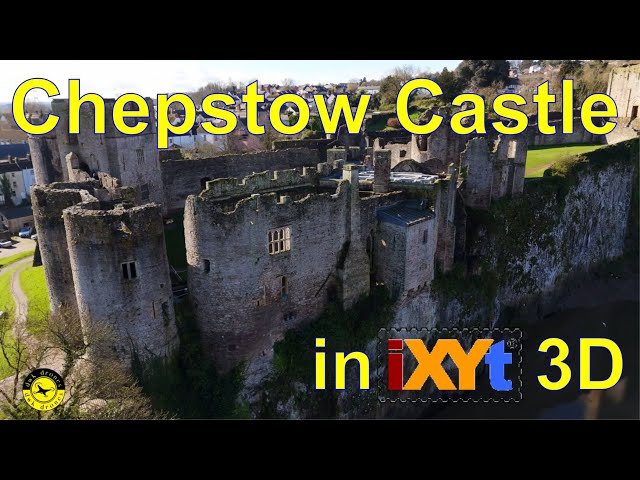Chepstow Castle, Monmouthshire, Wales in iXYt 3D video for VR