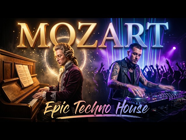 Mozart vs Vivaldi: Epic Classical Techno Battle Mix For Gym | Boost Brain Power Daily