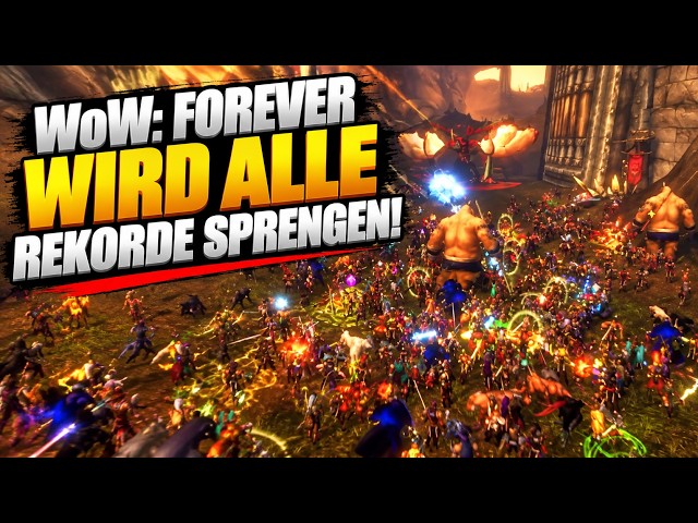 Hundreds of Thousands of Beta Players - Blizzard is "Shocked": WoW: Forever Will Break Every Server