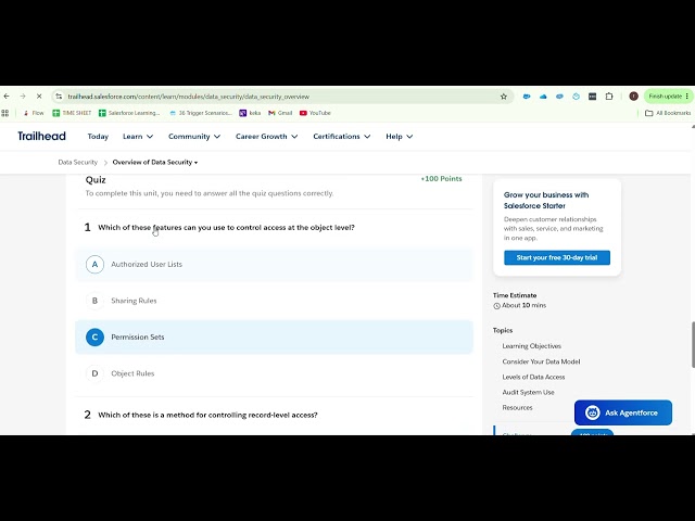 Overview of Data Security | Salesforce Trailhead Solution 2026 #Salesforce #Trailhead #security