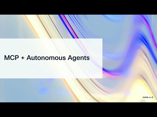 Deploying Distributed AIML Infra with MCP for Advanced AI Use Cases Across Cisco Platforms