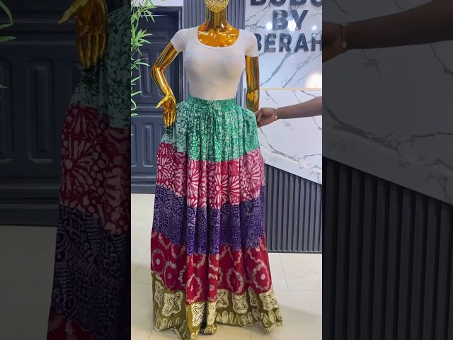 The Adire Patch maxi Skirt Tutorial is up on the channel. Learn how to make the Tiered maxi skirt 👇