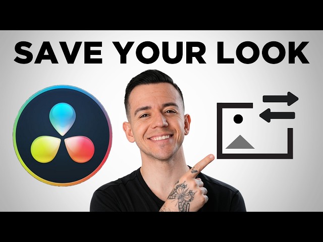 How to Save Your Color Look FOREVER in DaVinci Resolve