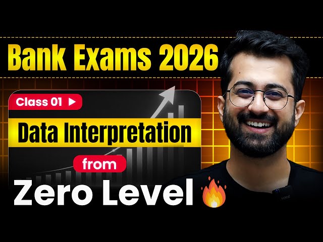 📈🔥 DI from Zero Level Class 01 || Data Interpretation for Bank Exams 2026 || Aashish Arora