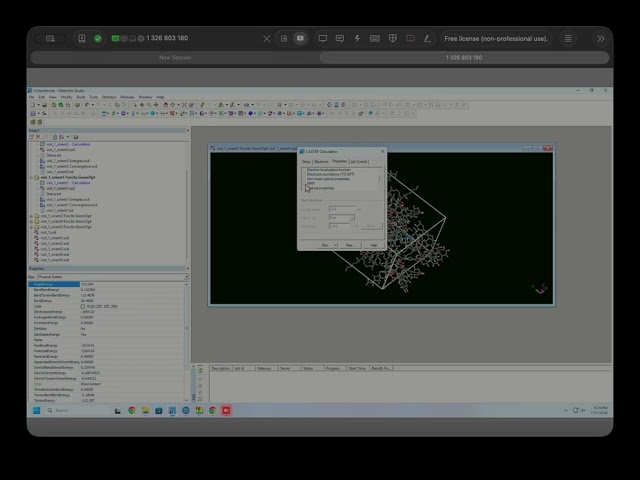 Material Studio Tutorial: Geometry Optimization Part 1