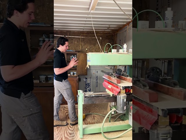 This machine is CRUCIAL in making shelf cabinets!