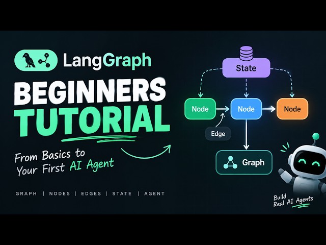 LangGraph Tutorial for Beginners #1 | Build Your First AI Agent 🤖 | Basics