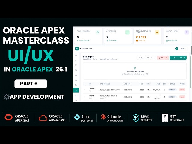 Oracle APEX UI/UX Masterclass | Ep 6 — PL/SQL Dynamic UI, Responsive Testing & AI-Assisted Design