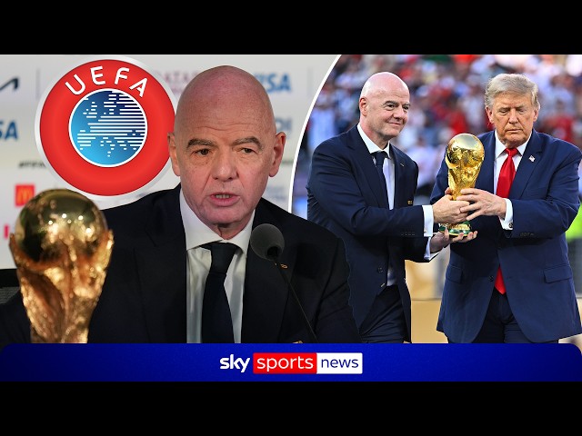 UEFA hit out at FIFA and Gianni Infantino amid plans to sell minority stakes linked to World Cup
