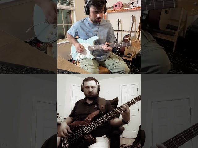 Collaborative Guitar/Bass cover of instrumental section of ‘Here as in Heaven by Elevation Worship