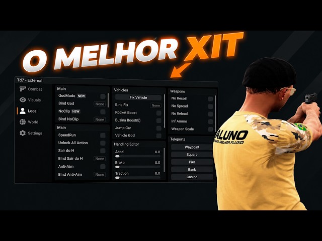 MELHOR XIT FIVEM 2026 GRÁTIS | CHEAT FREE EXTERNAL + PASSO A PASSO