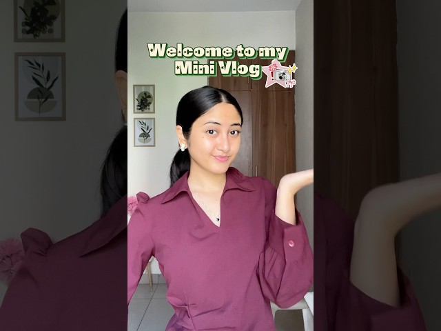 Mini vlog ⭐️ #shorts #minivlog #adayinmylife