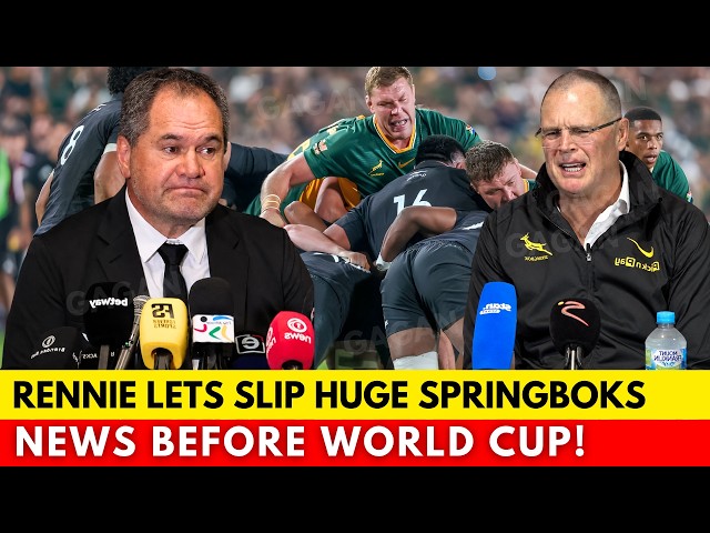 🚨RENNIE DROPS SURPRISE BEFORE OFFICIAL SCHEDULE IS ANNOUNCED!  | SPRINGBOKS NEWS