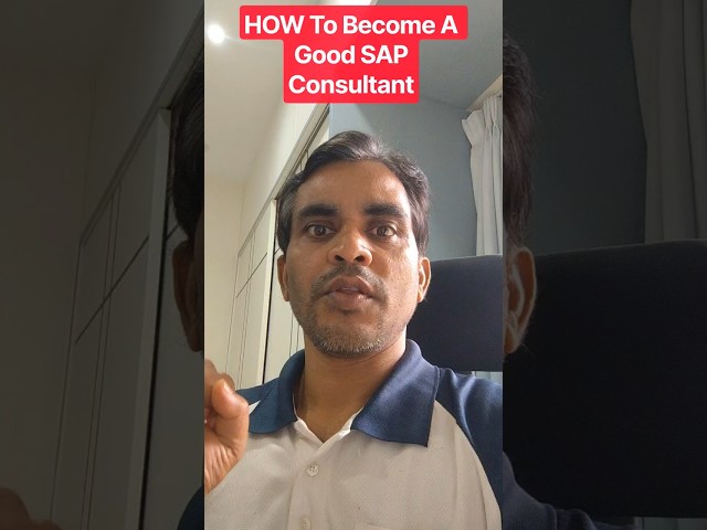 How To Become a Good SAP Consultant #sap #sappassion